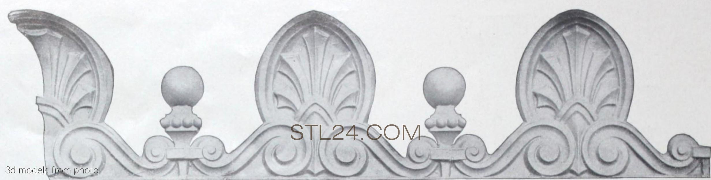Фризы (FRIESE_1544 -  | 3D model 3DSMAX / OBJ / STL) 3D модель для ЧПУ станка